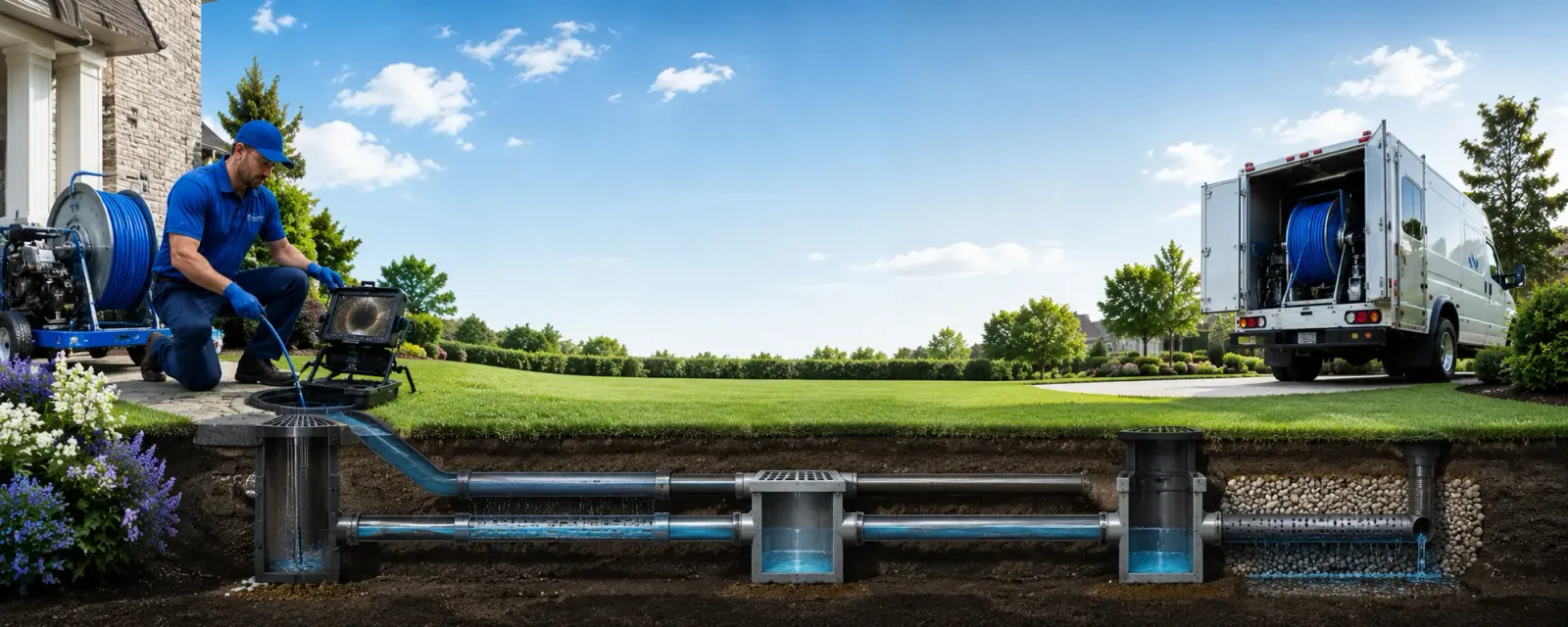 Outdoor drain cleaning information for Connoquenessing, PA